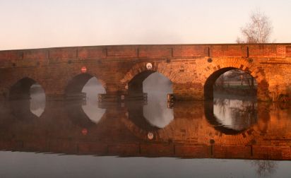 Great Barford Bridge.
Keywords: Landscape